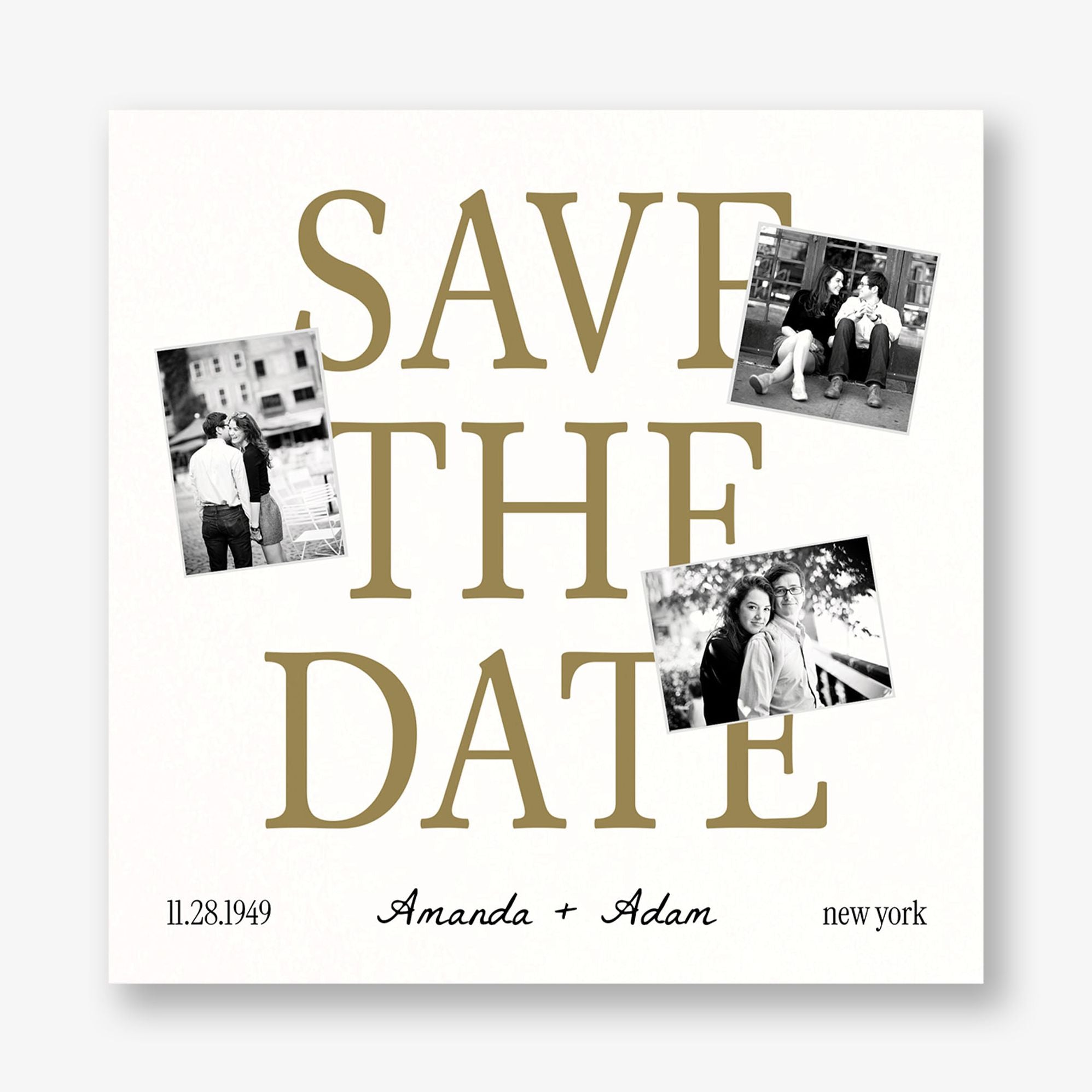For the Scrapbook Photo Save the Date