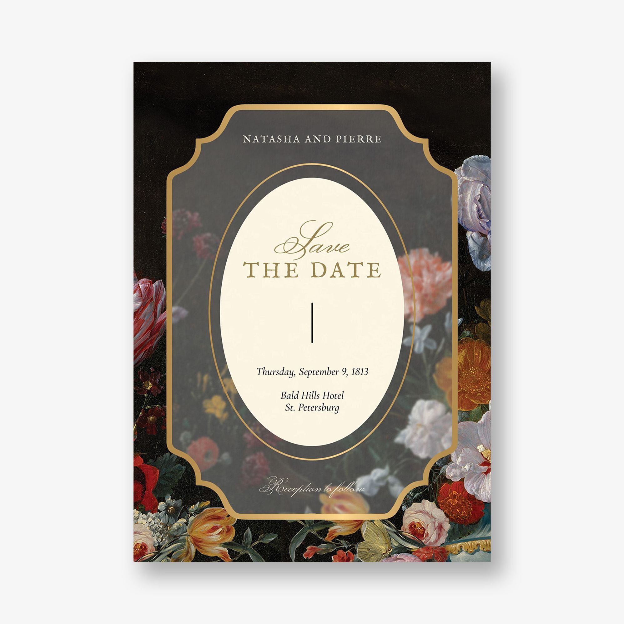 Heritage Frame Foil Save the Date