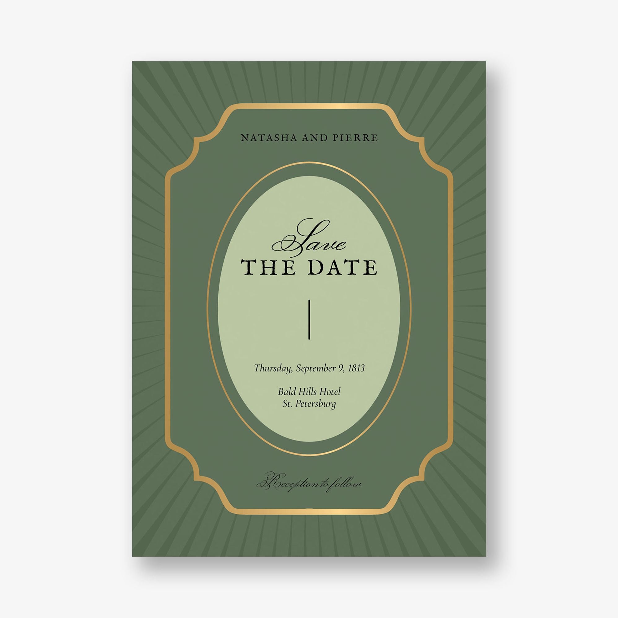 Heritage Frame Foil Save the Date