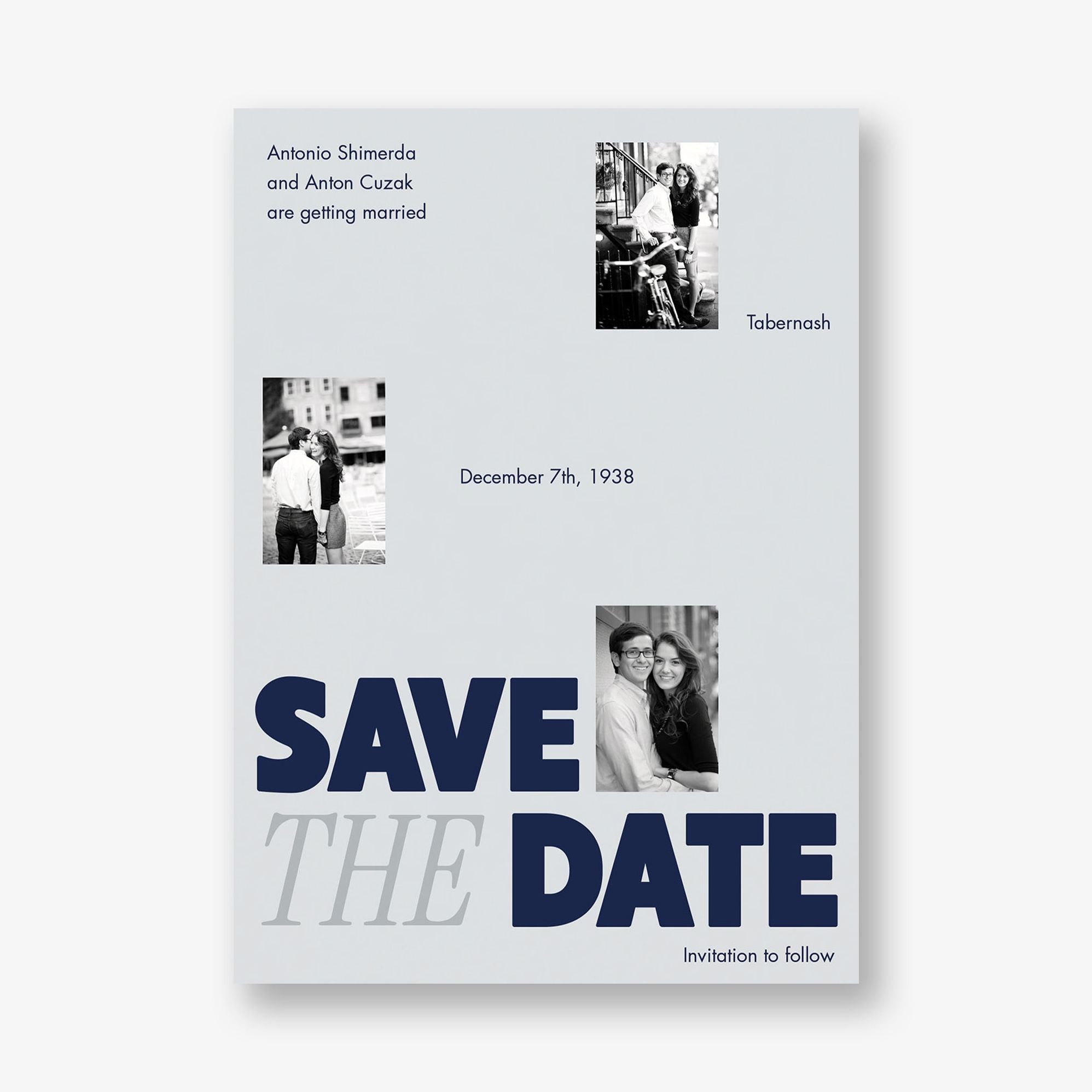 Gallery Notes Photo Save the Date