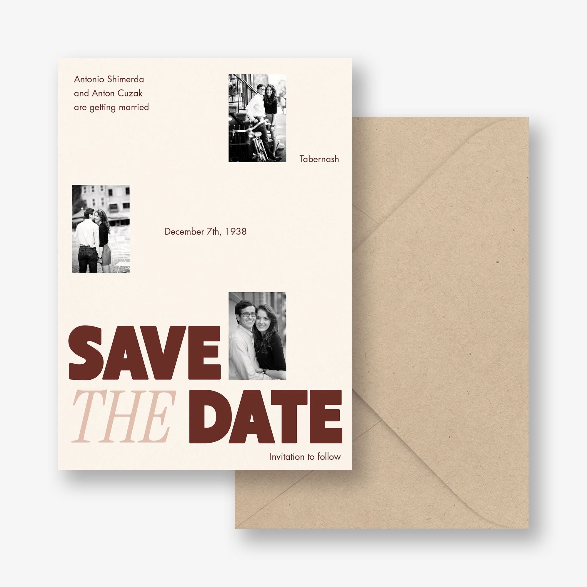 Gallery Notes Photo Save the Date