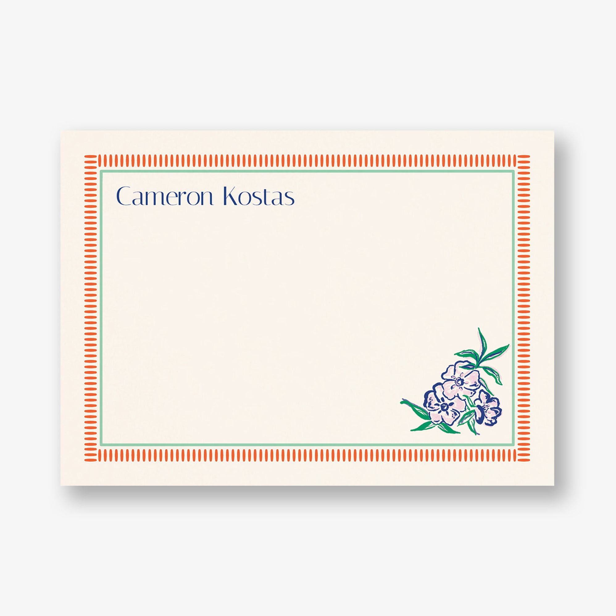 Coastal Collage Stationery