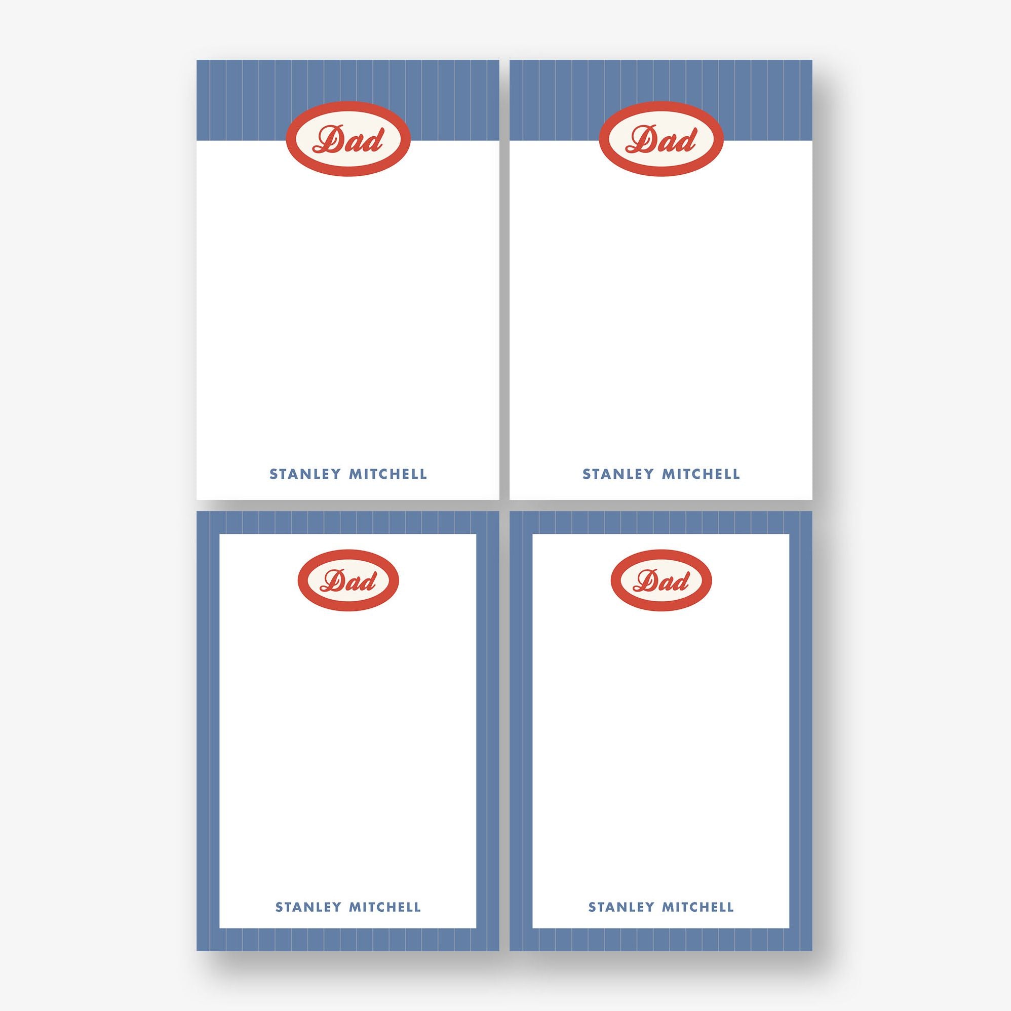 Dad's Workshirt Notepad Set