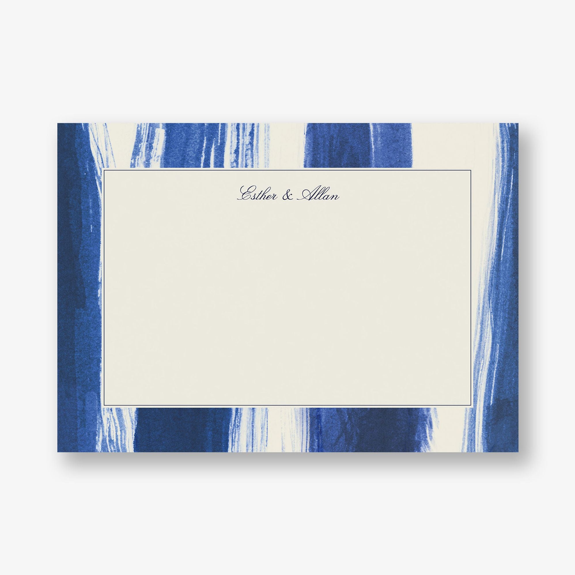 Watercolor Horizontal Stationery