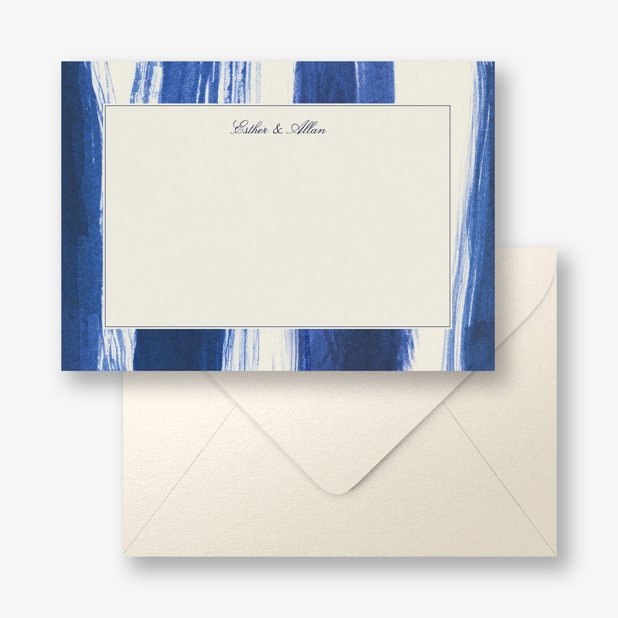 Watercolor Horizontal Stationery
