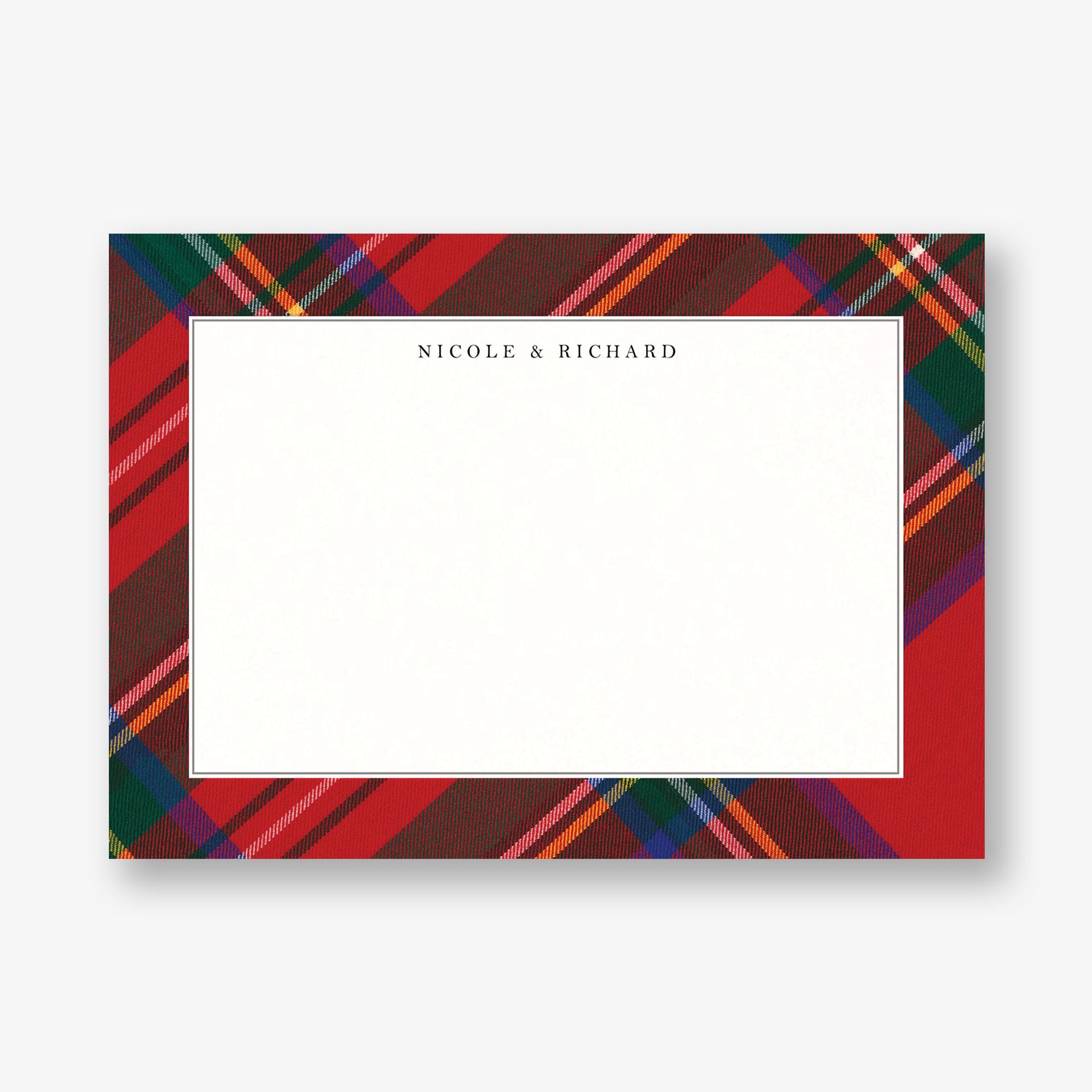 Tartan Stationery