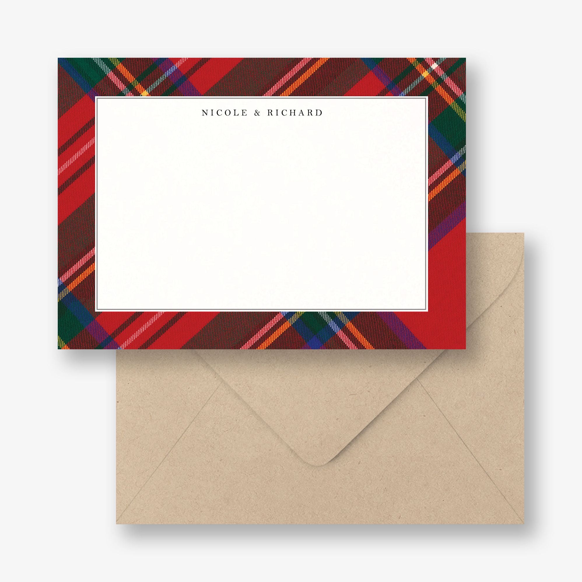 Tartan Stationery