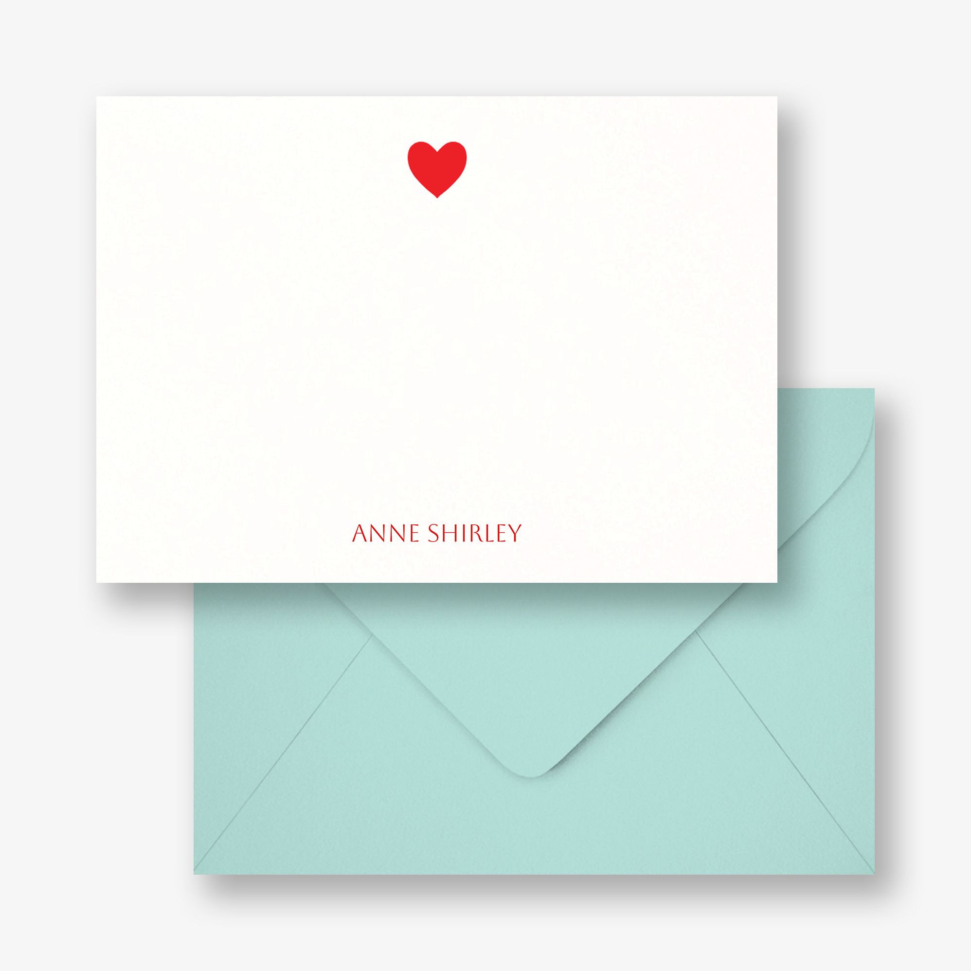 Heart Thank You Stationery