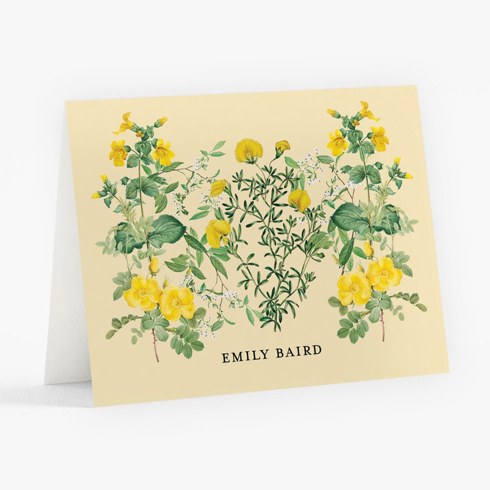 Buttercup Parlor Folded Stationery