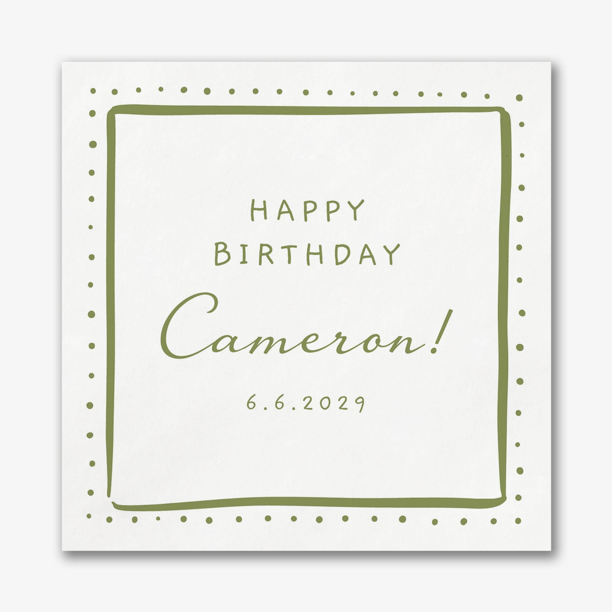 Whimsical Doodles Custom Napkins