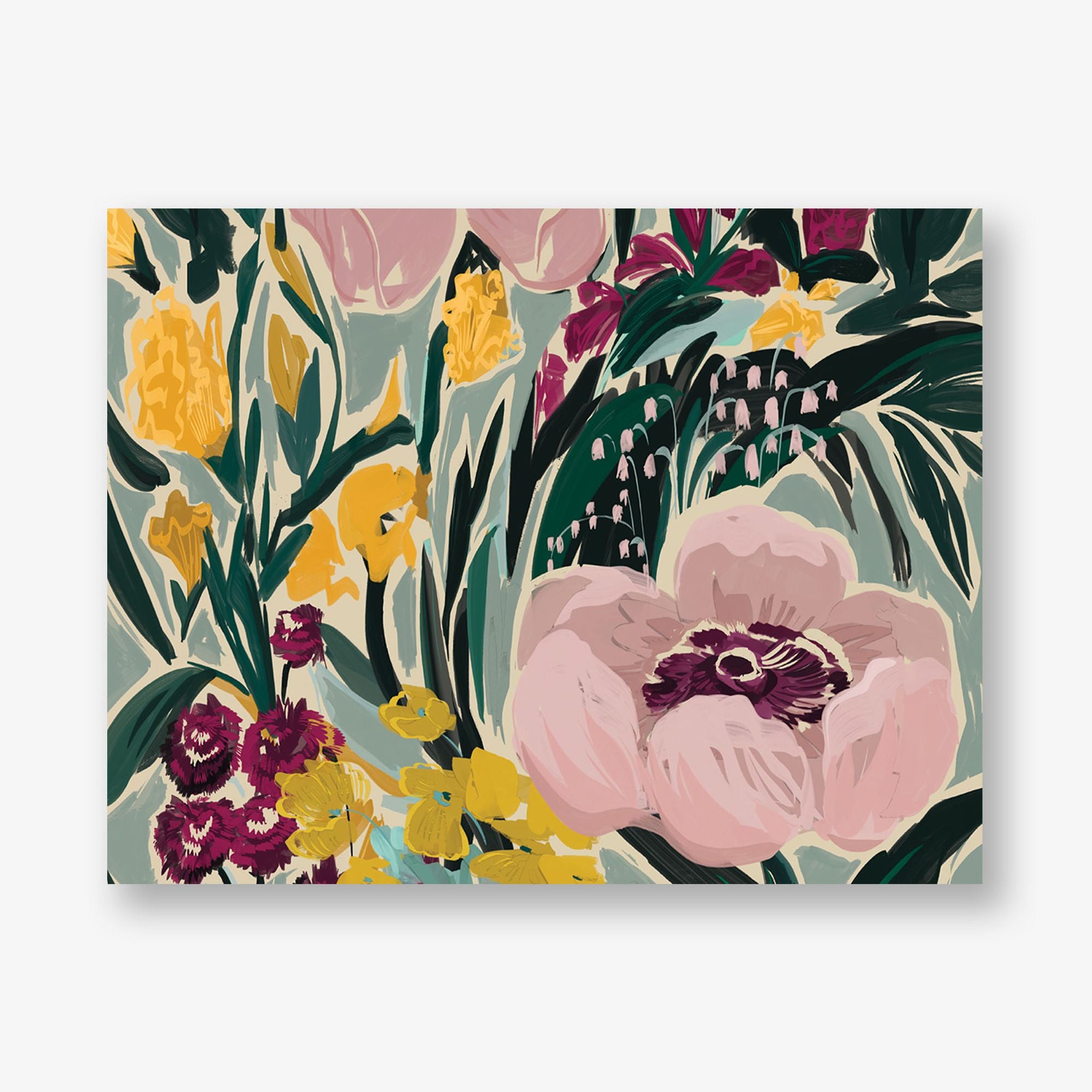 Moody Florals Foil Bat Mitzvah Information