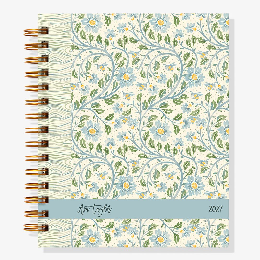 Sundar Bee Garden 12-Month Custom Planner