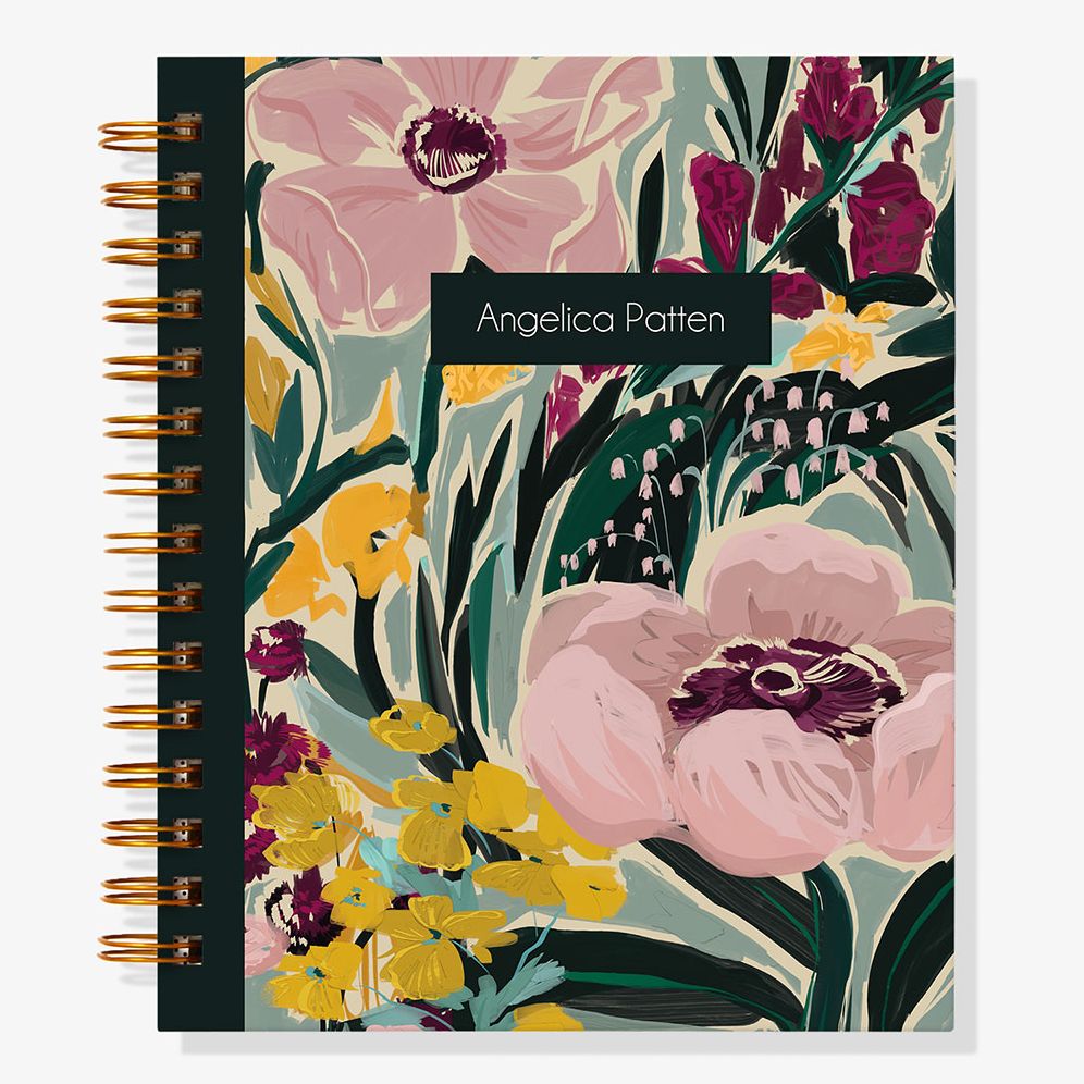 Moody Floral 12-Month Custom Planner