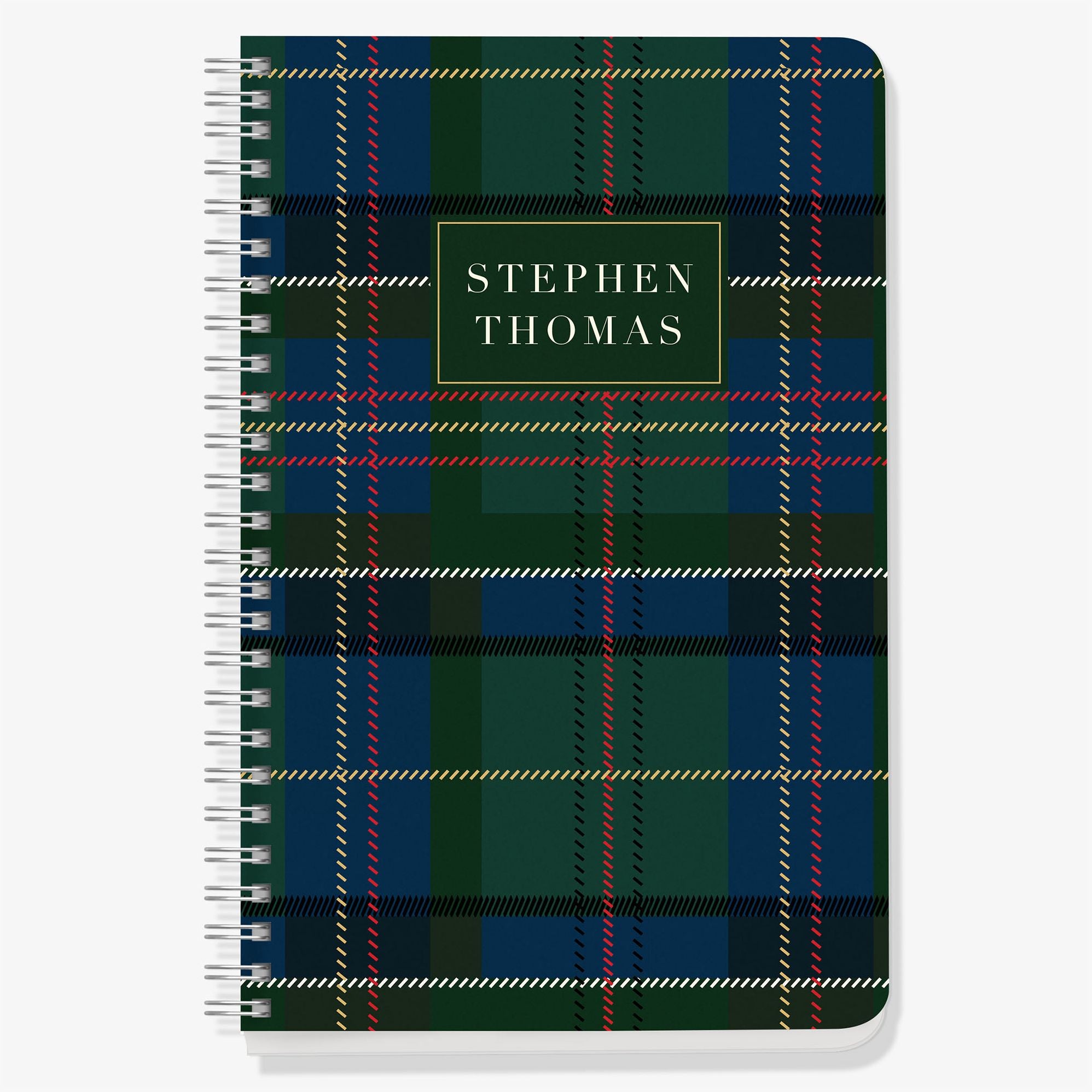 Tartan Plaid Custom Journal