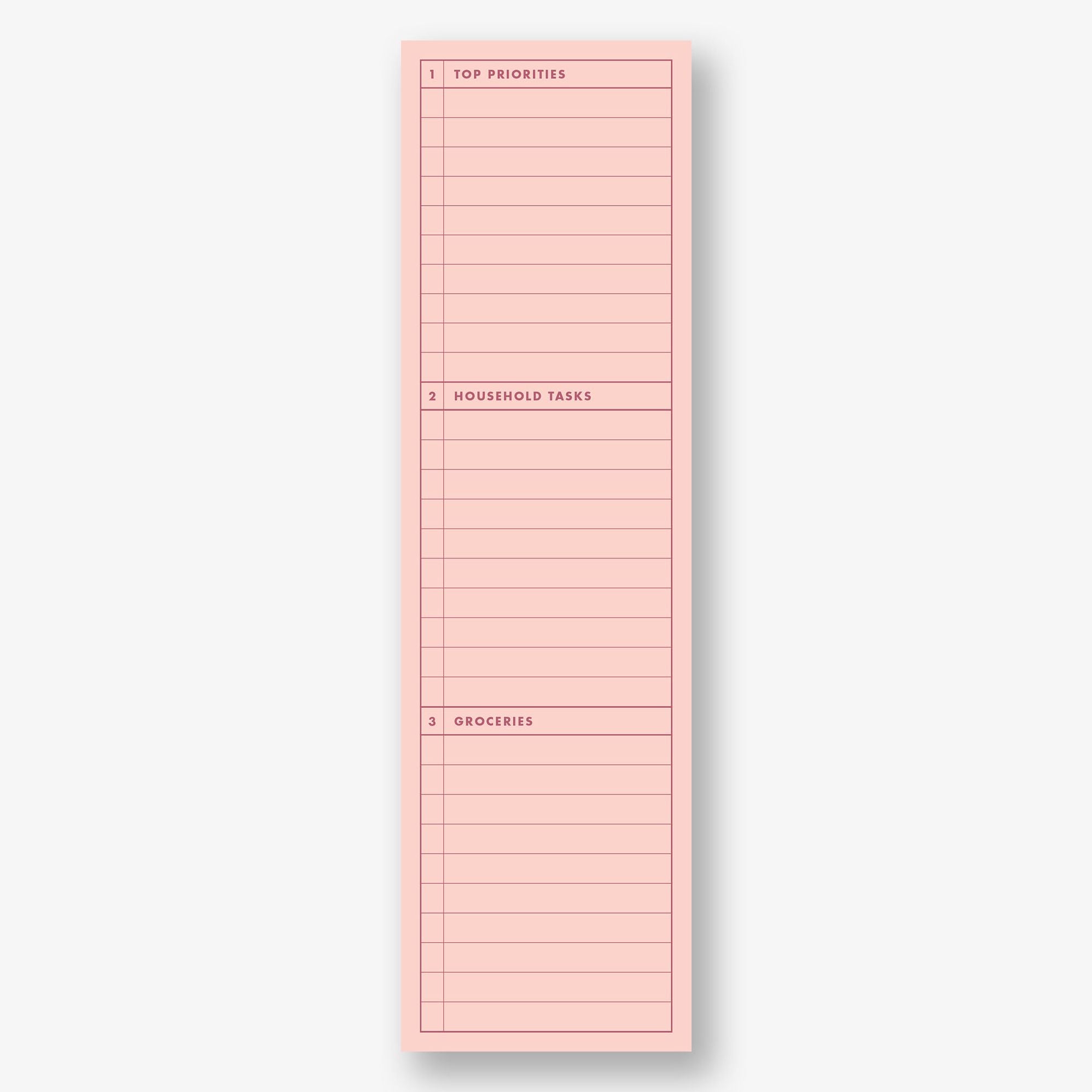 Top Priorities Long Personalized Post-It® Notes