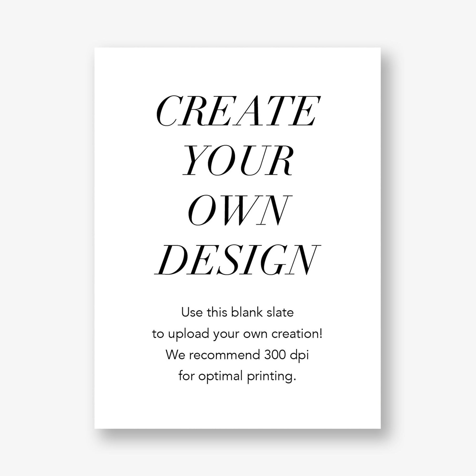 Adhesive Bookplate Vertical - Upload Your Own