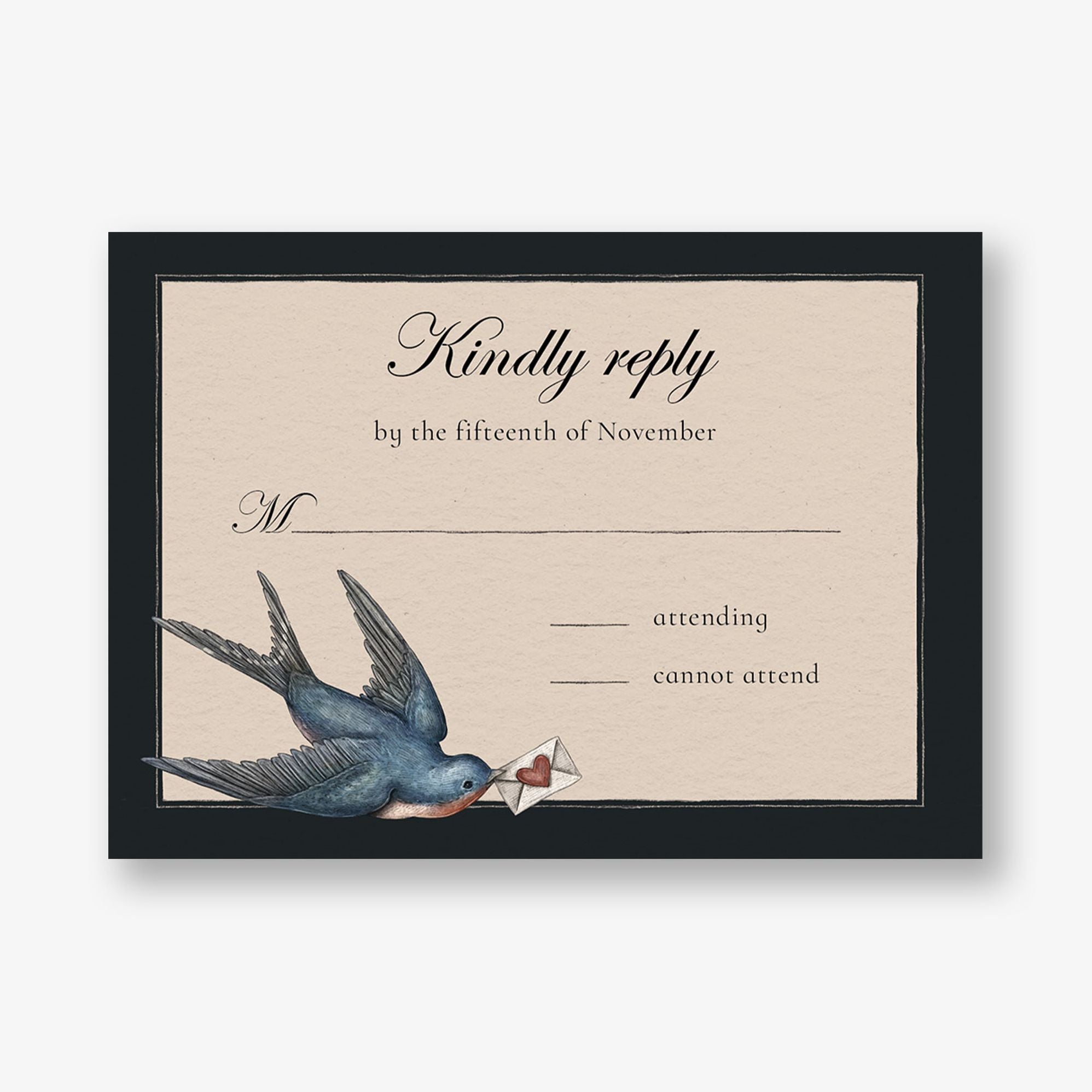Tulips and Swallows Response Card