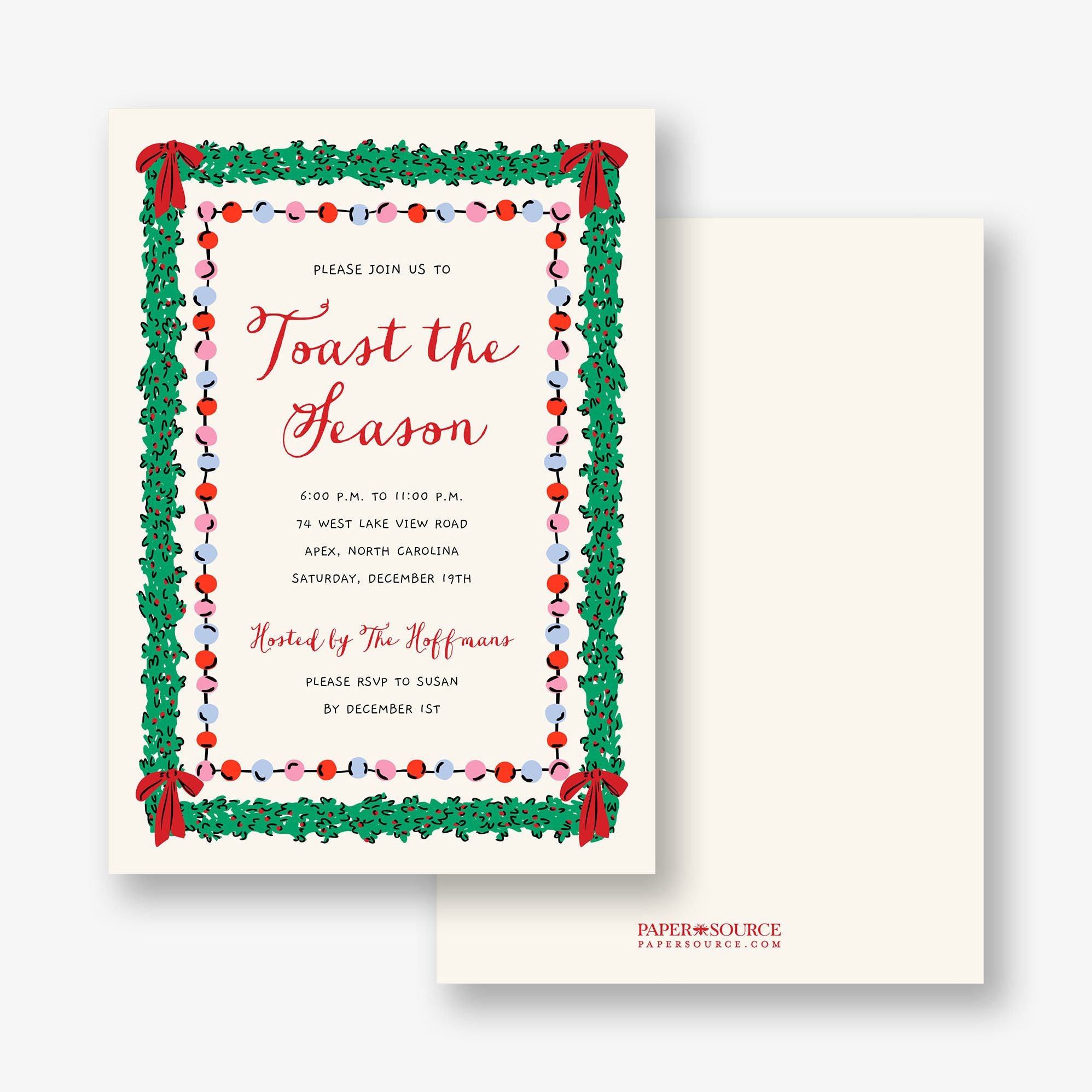 Holidazzle Holiday Party Invitation