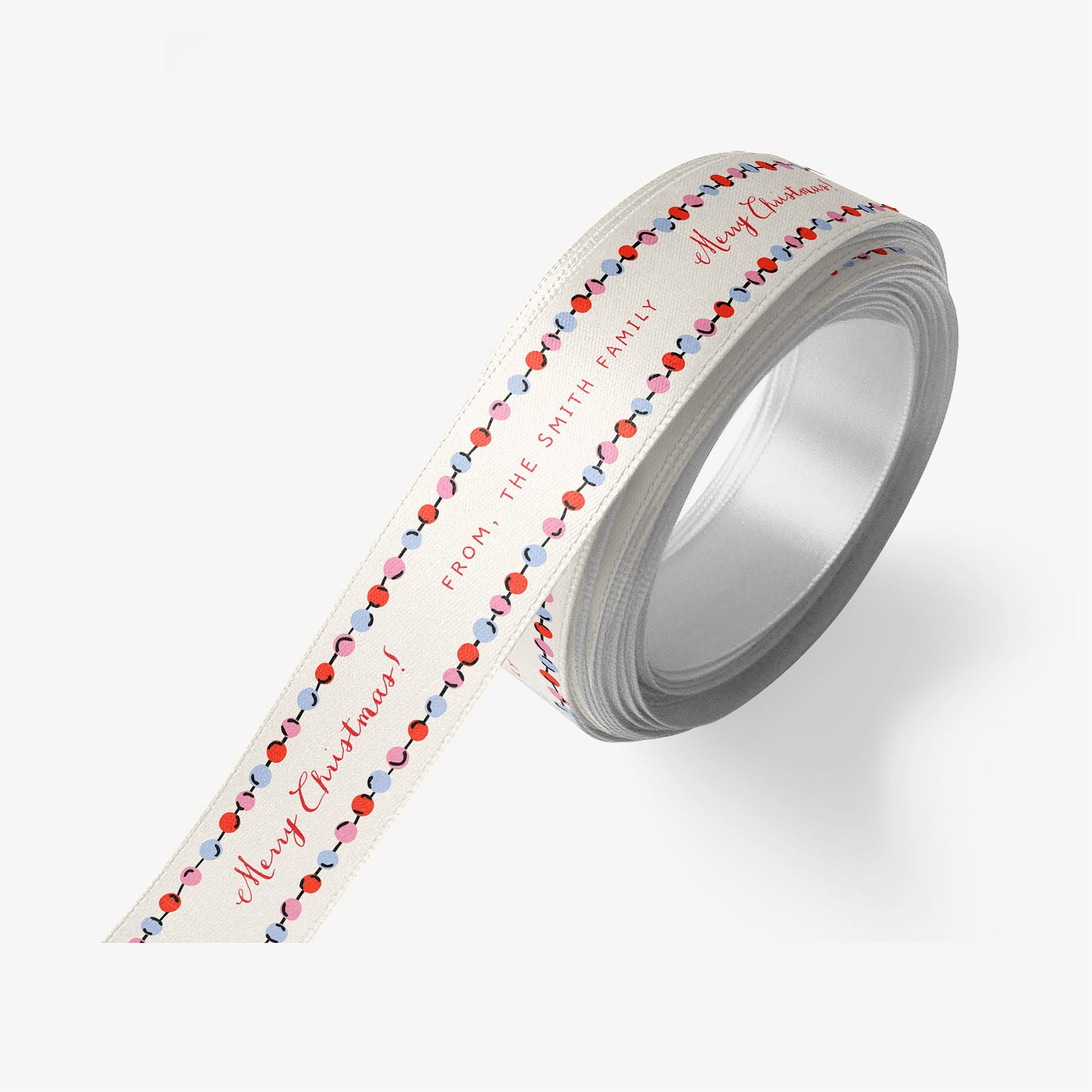 Holidazzle Garland Custom Ribbon 2 Yard Spool