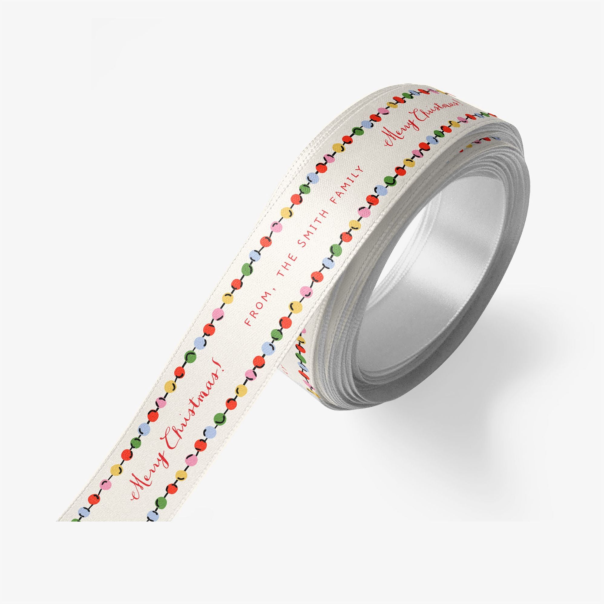 Holidazzle Garland Custom Ribbon 10 Yard Spool