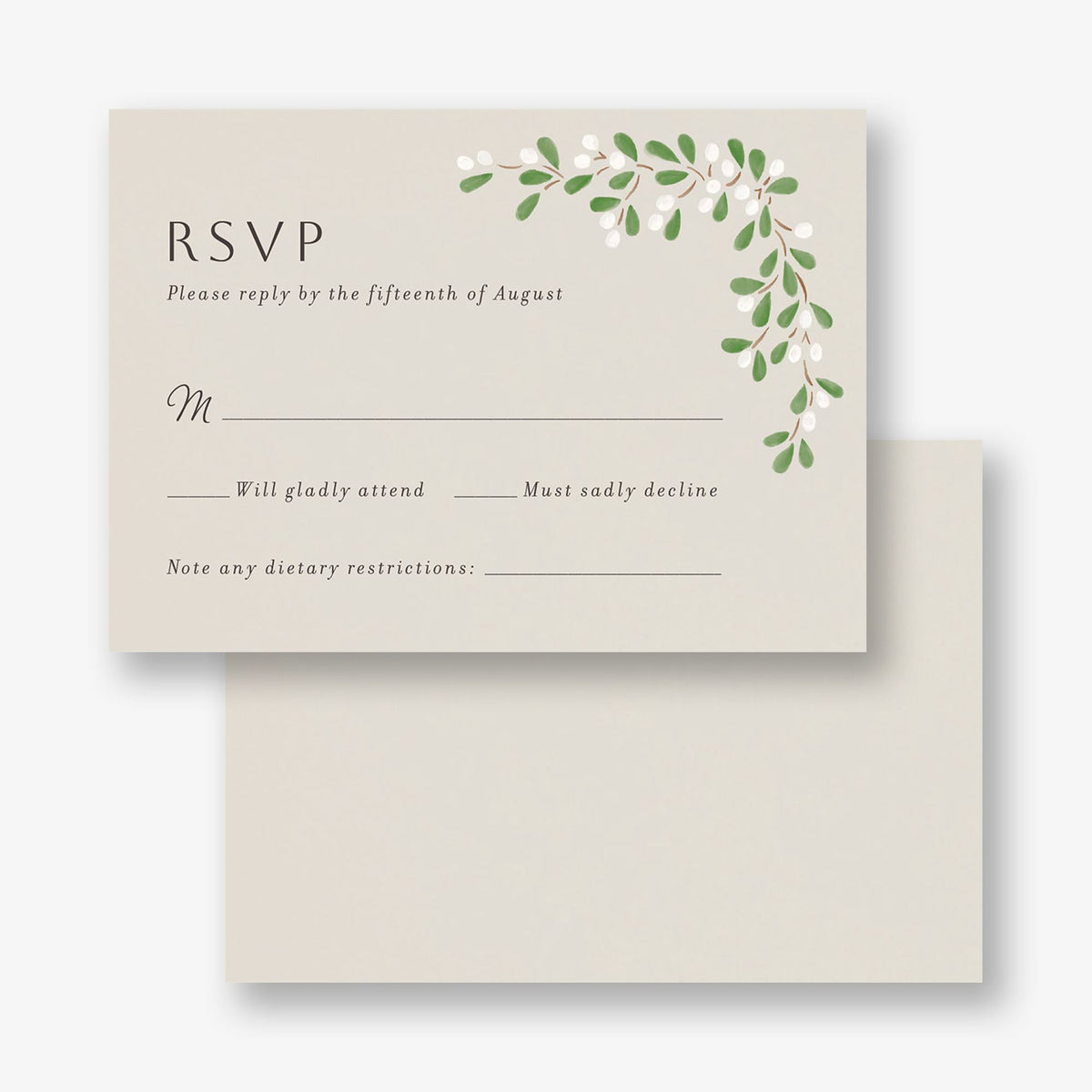 Cheerful Buds Response Card