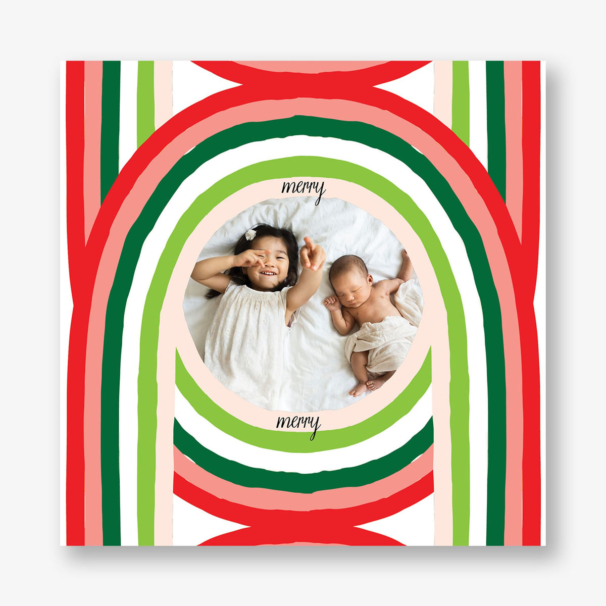Merry Arches Holiday Photo Card