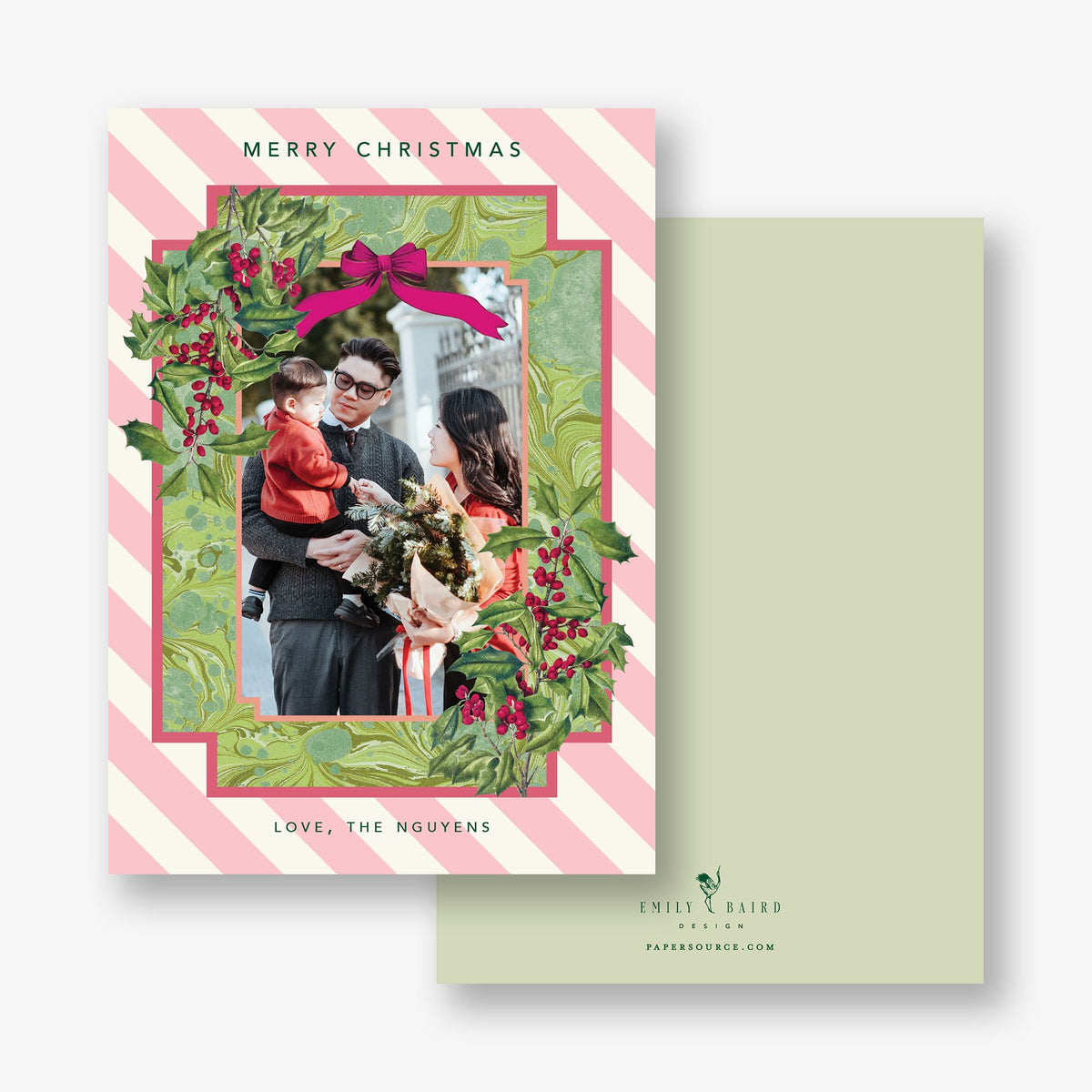 Holly Haven Holiday Photo Card