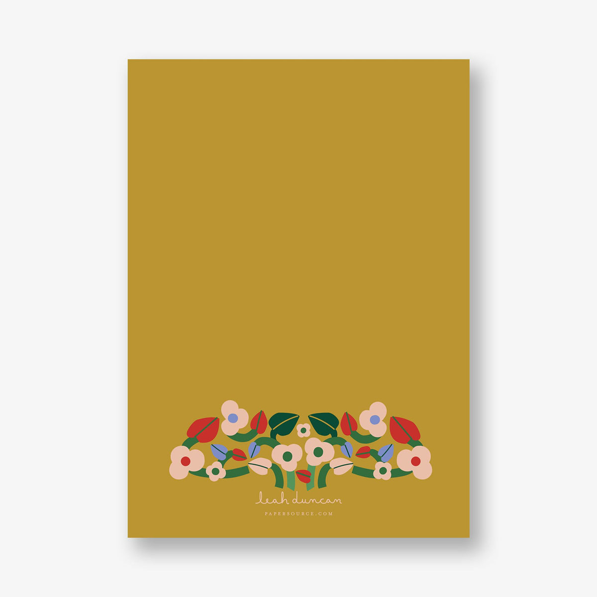Flowering Vine Holiday Photo Card
