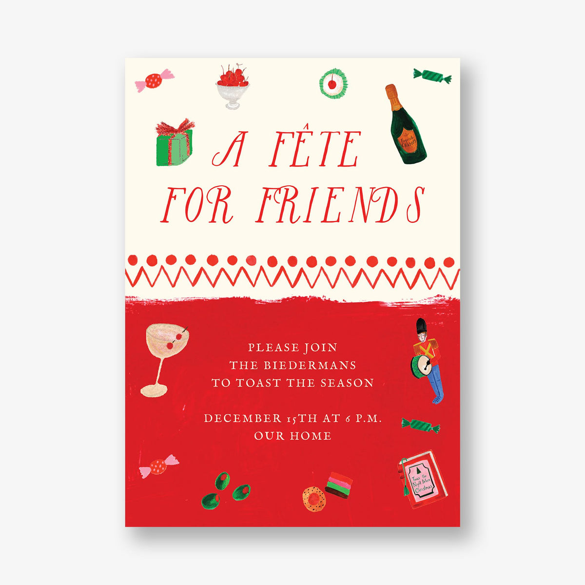 Season's Spread Holiday Invitation