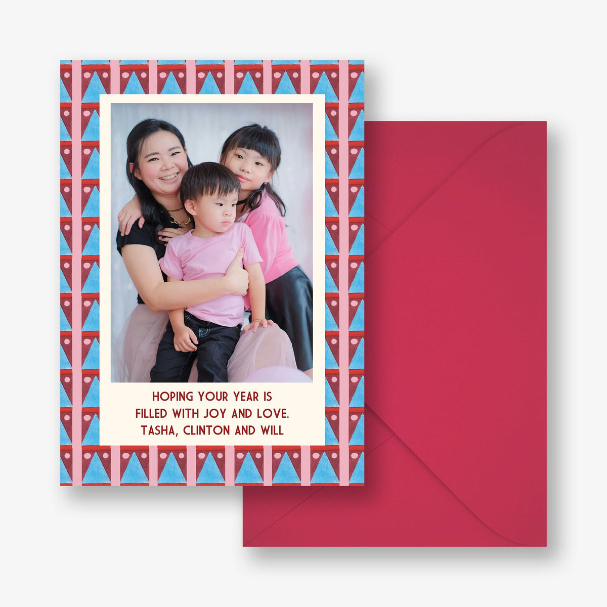Abstract Memory Holiday Photo Card