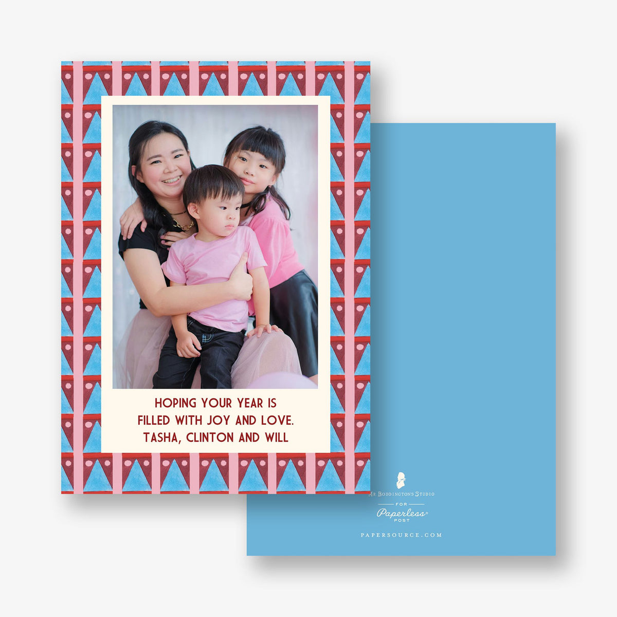 Abstract Memory Holiday Photo Card