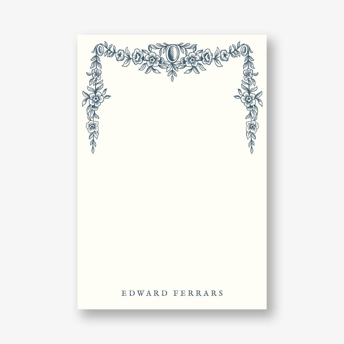 Edward Ferrars Personalized Notepad Set