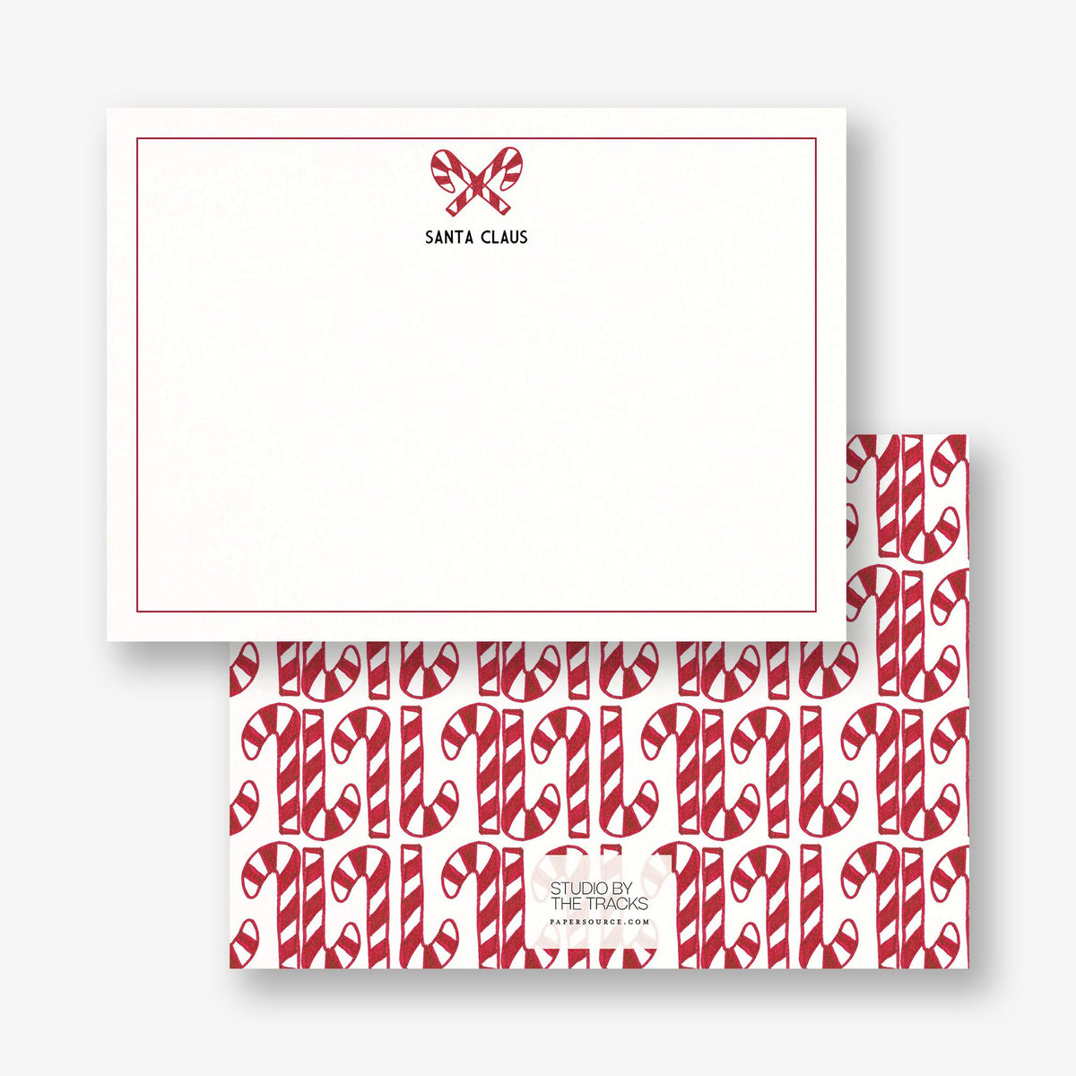 Candy Cane Stationery