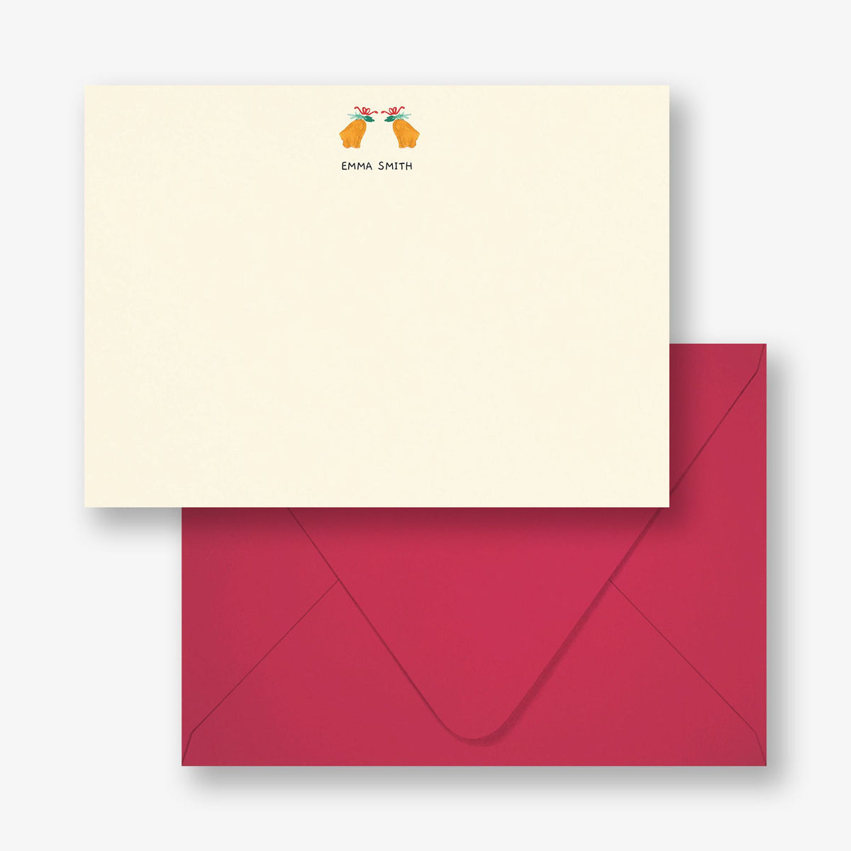 Holly Bells Stationery
