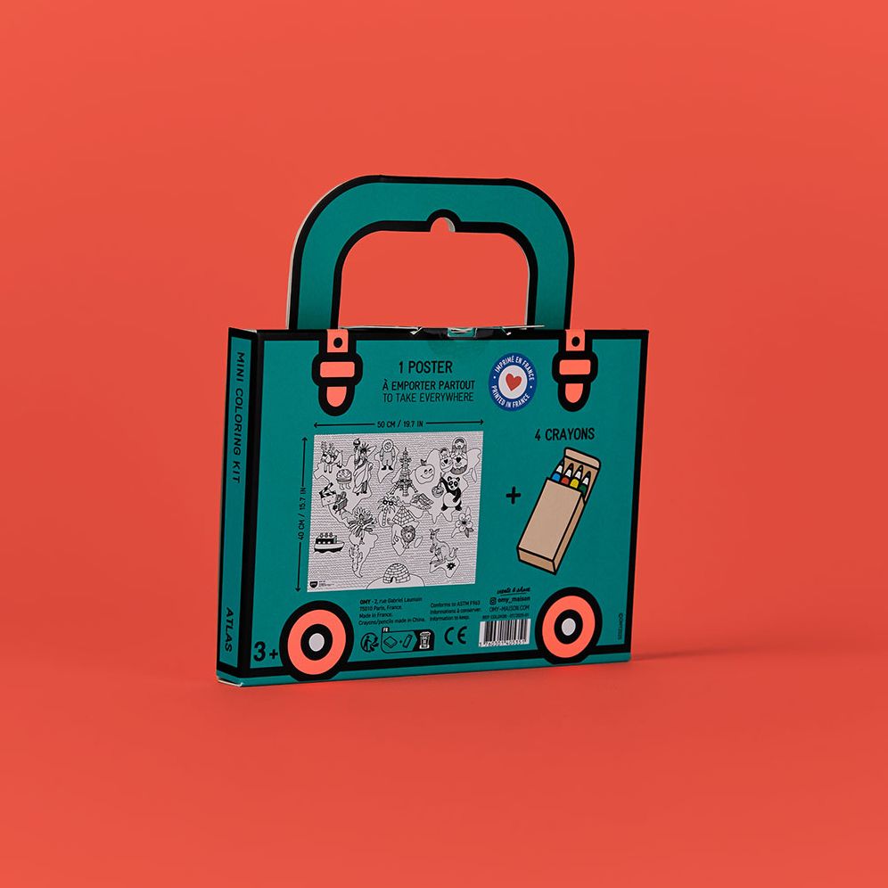 MINI POCKET COLORING ATLAS