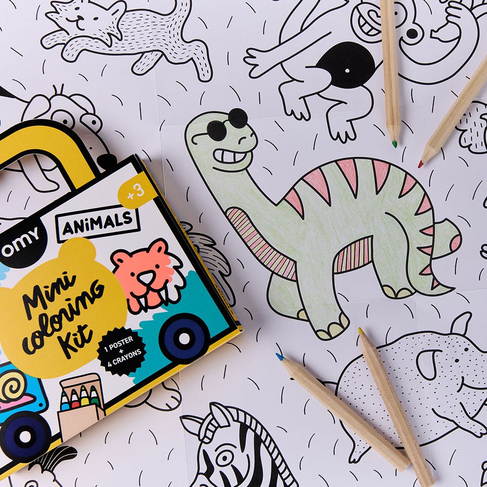 Mini coloring Kit Animals