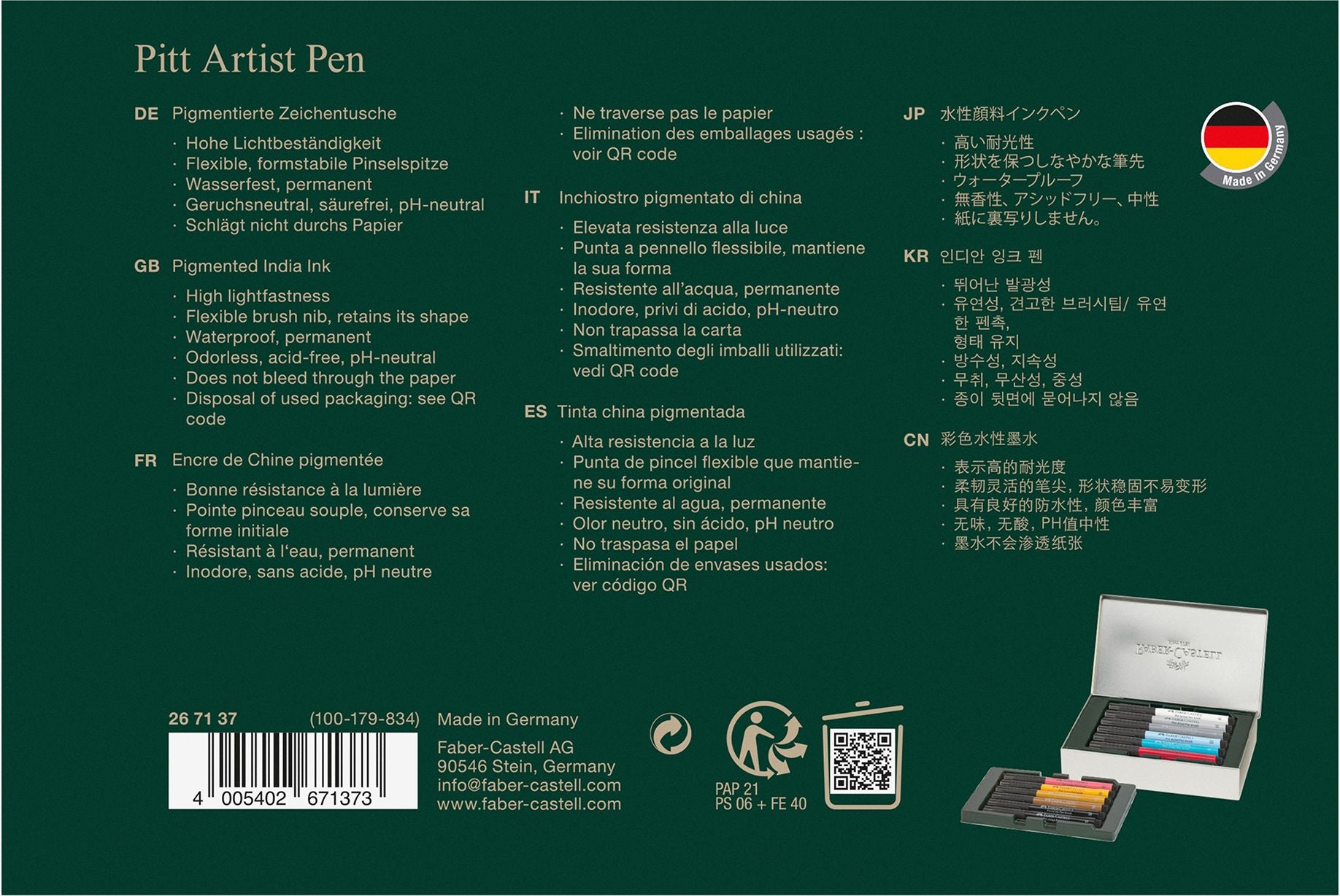 Pitt Artist Pen Limited Edition City Collection - London