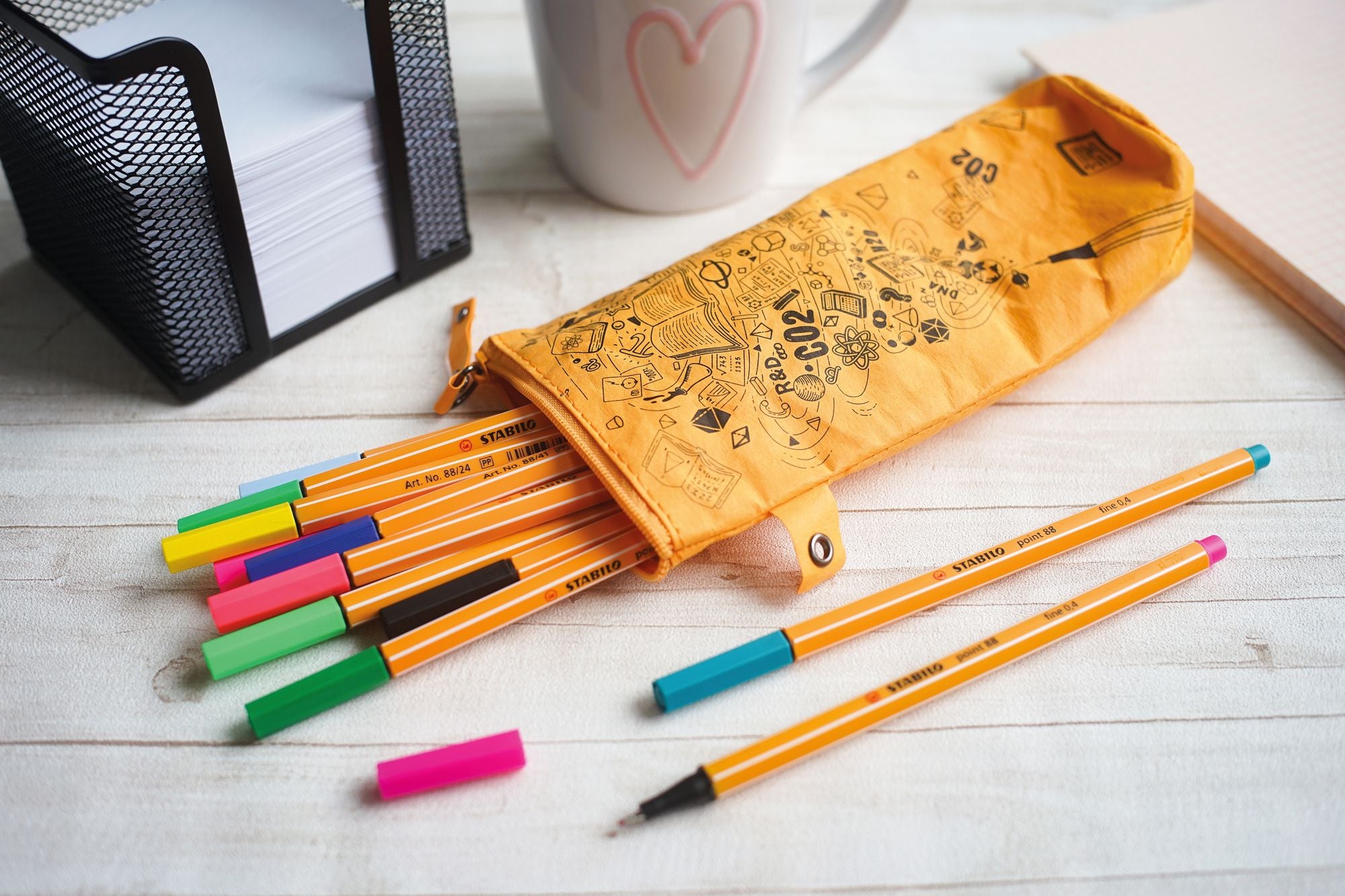 STABILO POINT 88 FINELINER 10 PIECE WALLET