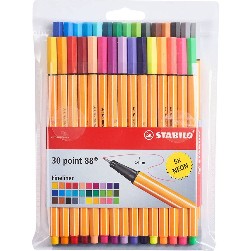Stabilo Point 88 Fineliner Pen Set | Paper Source