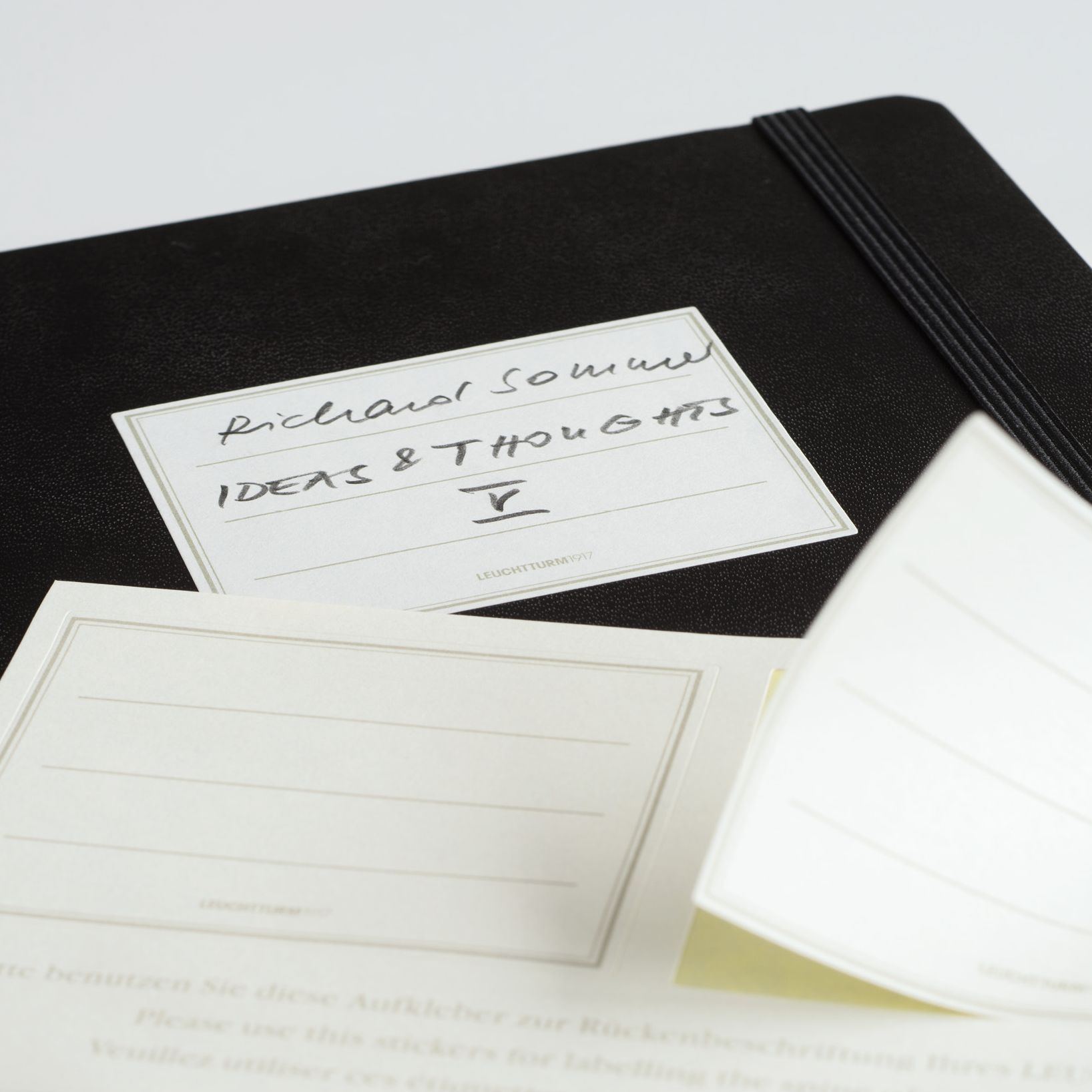 Leuchtturm Black Dotted Page Softcover Paperback Notebook