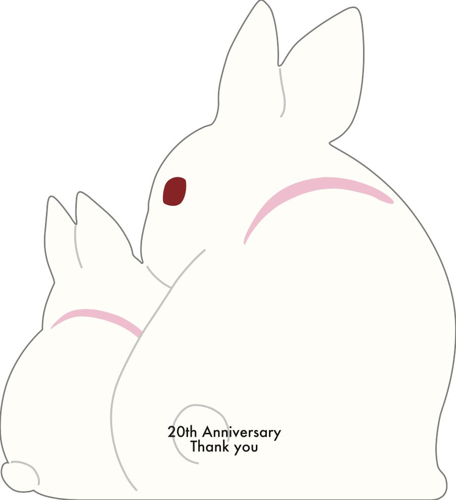 2027 Die-Cut Calendar Mini - Rabbits