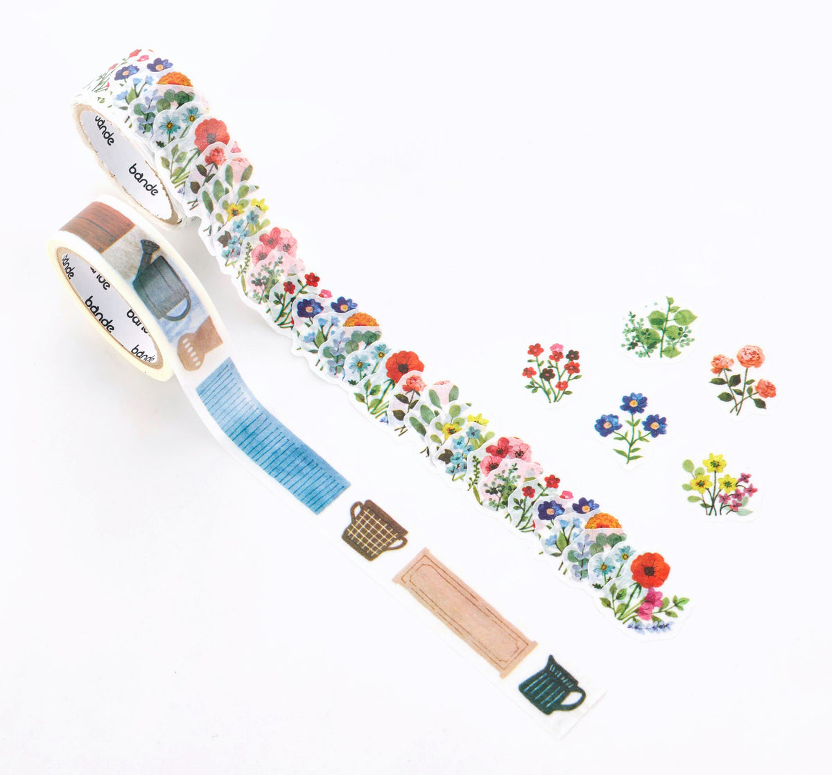 Bande Washi Tape Sticker Roll - Flower Garden Kalo