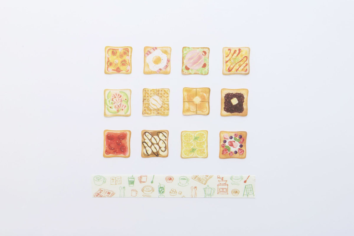 Bande Washi Tape Sticker Roll - Morning Toast