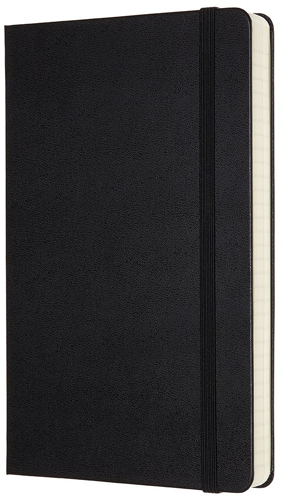 Moleskine Notebook, Expanded Large, Ruled, Black, Hard Cover (5 x 8.25)