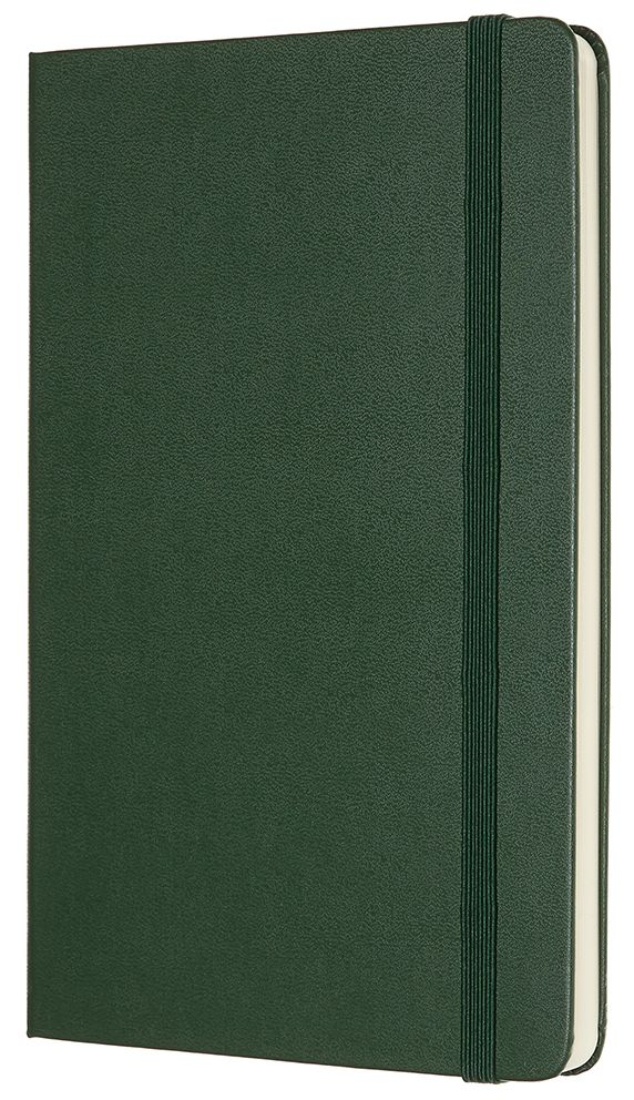 Moleskine Notebook, Large, Dotted, Myrtle Green, Hard (5 x 8.25)