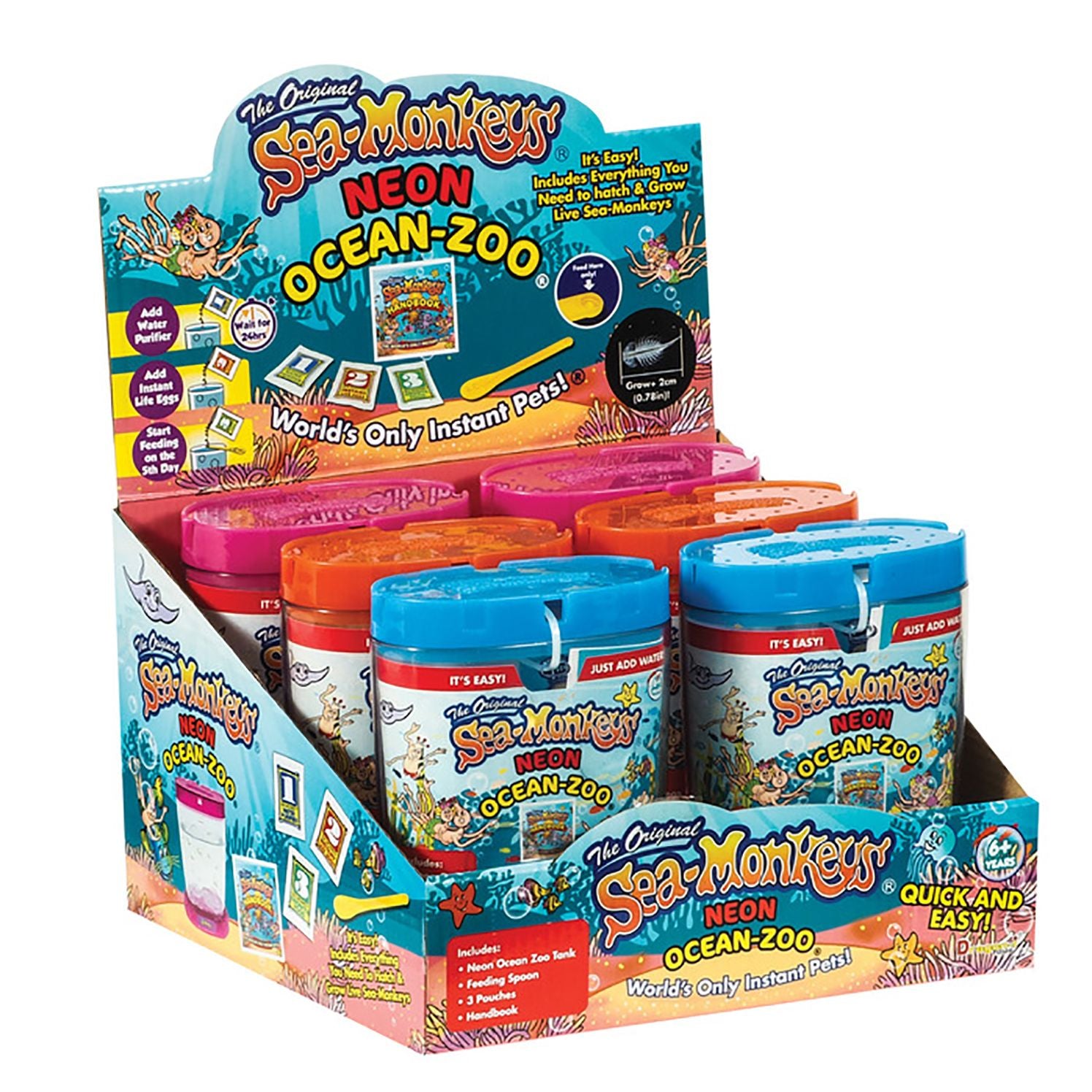 Sea Monkey Ocean Zoo Assorted PDQ