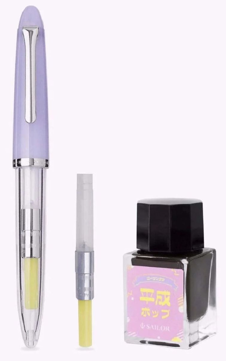 Sailor Profit Jr. Heisei Pop fountain pen and ink bottle set