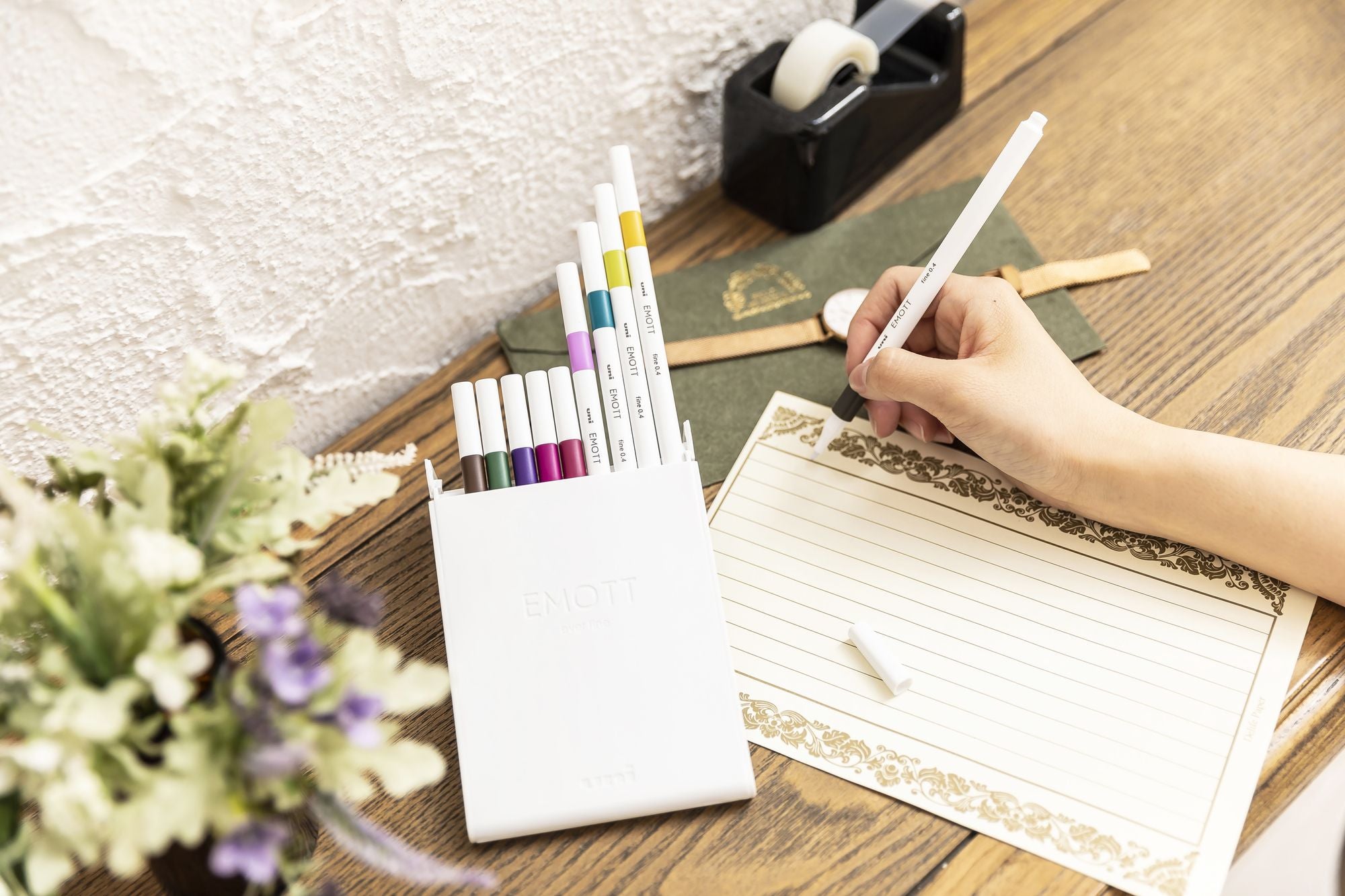 EMOTT FINELINE PEN SET 10PC VINTAGE