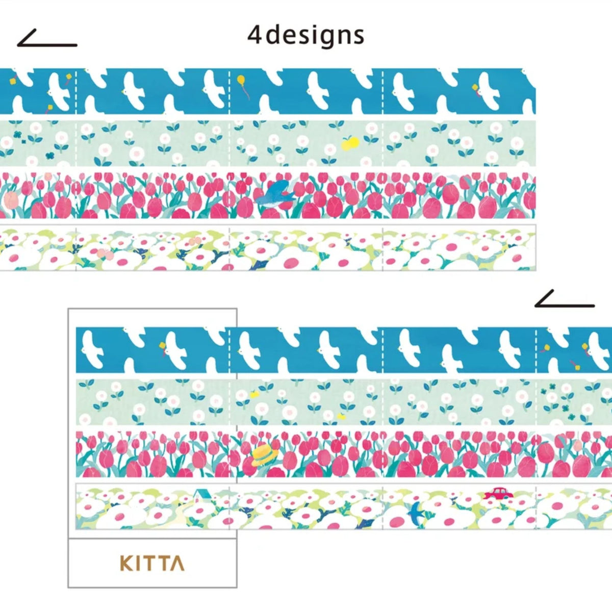 Kitta Extended Journaling Strips (Jabara) - Scenery