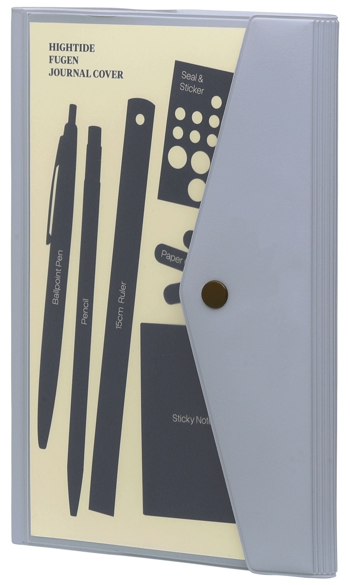 Hightide A5 Cover (Fugen) - Light Grey